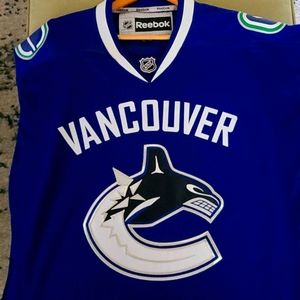 Vancouver Canucks jersey.